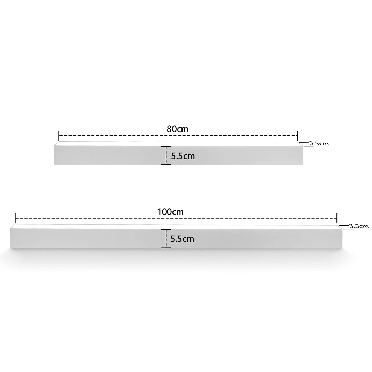 ZMH Deckenlampe LED Deckenleuchte Wohnzimmer - 58W Modern Schlafzimmer Weiß Deckenbeleuchtung 100CM Lang Bürolampe Decke Dimmbar mit Fernbedienung Wohnzimmerlampe für Küche Büro Esszimmer