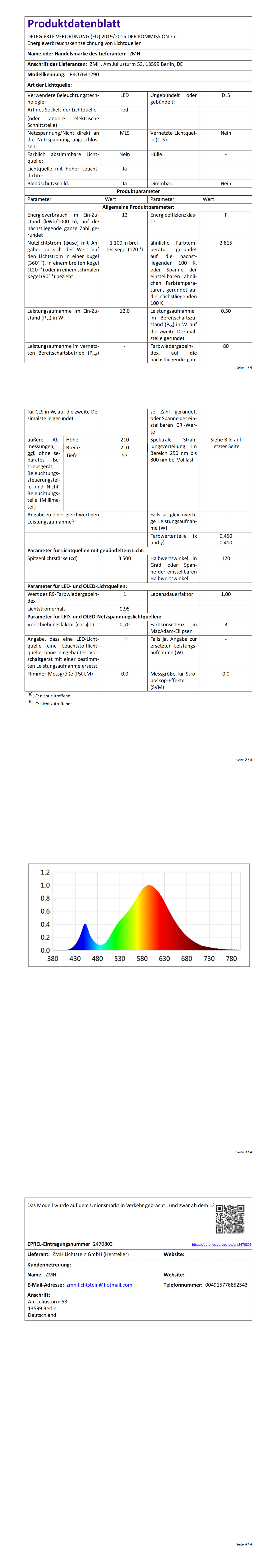 ZMH Deckenlampe LED Deckenleuchte Flach - Badezimmerlampe Küchenlampe12W IP44 Flurlampe Kellerlampe Ø21cm Rund Schlafzimmerlampe Warmweiß Wohnzimmer Schlafzimmer Flur Büro Küche Bad
