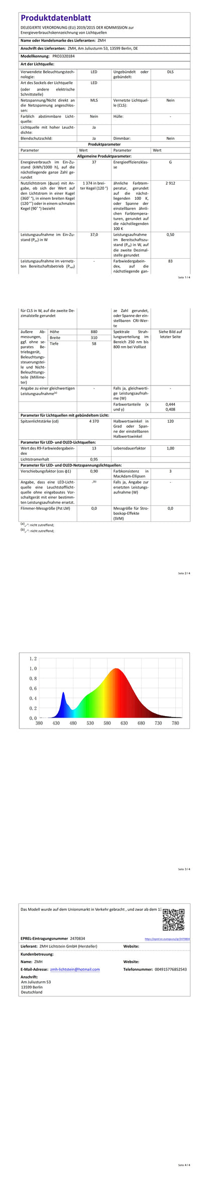ZMH LED Deckenlampe Modern, 4-flammig in Ring-Optik, 37W Warmweiß 3000K, Deckenleuchte Rund 89cm aus Aluminium für Schlafzimmer, Wohnzimmer, Flur, Büro und Arbeitszimmer