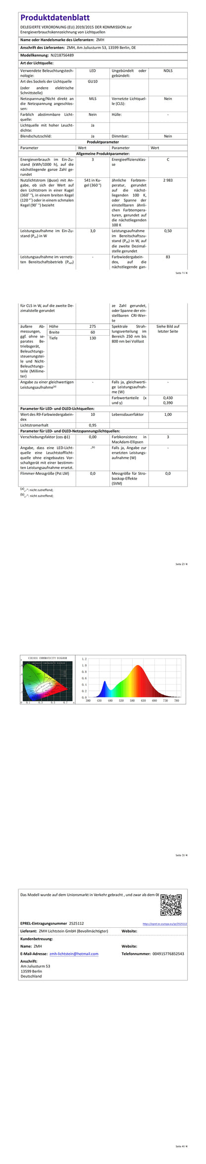 ZMH 10ER GU10 LED Leuchtmittel Warmwei? Lampe 3W 240LM Gl¨¹hlampe PAR16 Gl¨¹hbirne Einbaustrahler Abstrahlwinkel 120 ¡ã 3000K K¨¹chenlampe f¨¹r Deckenstrahler Deckenspot Wandspot Wohnzimmer ZMH-Lichtstein