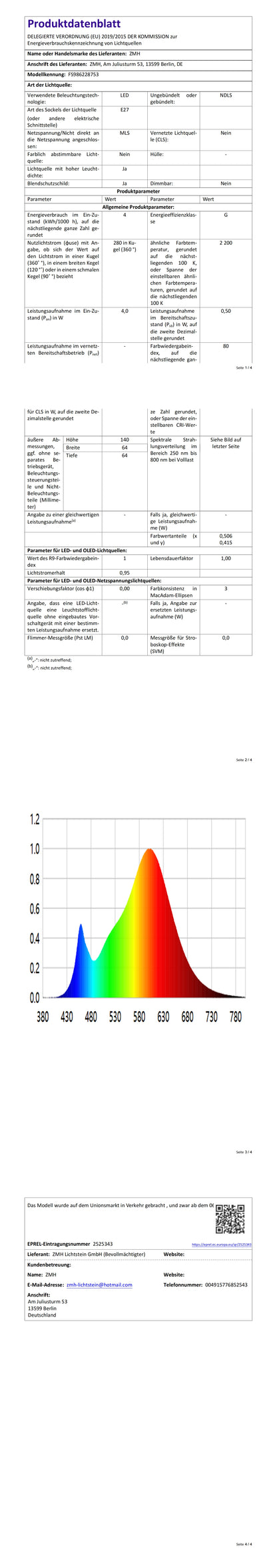 ZMH 1X Edison Gl¨¹hbirne E27 LED Vintage - Retro Dekorative Leuchtmittel 4W - ST64 LED Spiral Filament Lampen 2200K Warmweiss Licht Antike Glas Gl¨¹hlampe f¨¹r Haus Caf¨¦ Bar Restaurant ZMH-Lichtstein