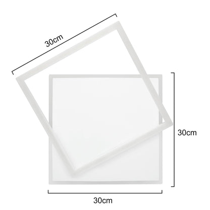 ZMH LED Deckenleuchte Dimmbar Deckenlampe Wohnzimmer - 44W Wohnzimmerlampe Modern im Quadratisch Design Schlafzimmerlampe Wei? Dimmbar mit Fernbe