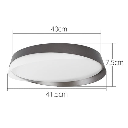 ZMH Deckenlampe LED Deckenleuchte Wohnzimmer - Dimmbar Schlafzimmerlampe Schwarz 36W Wohnzimmerlampe mit Fernbedienung Schlafzimmer Deckenbeleuchtung Rund Modern für Küche Flur Esszimmer