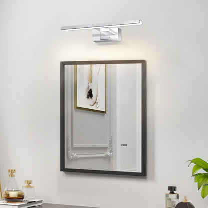 ZMH  LED Spiegelleuchte Bad Spiegellampe - 6W Badleuchte Wand 30CM Wandlampe Badezimmer Wasserdicht IP44 Wandleuchte Chrom Modern Neutralweiß 4000K Badlampe Wandmontage für Keller Küche Badschrank