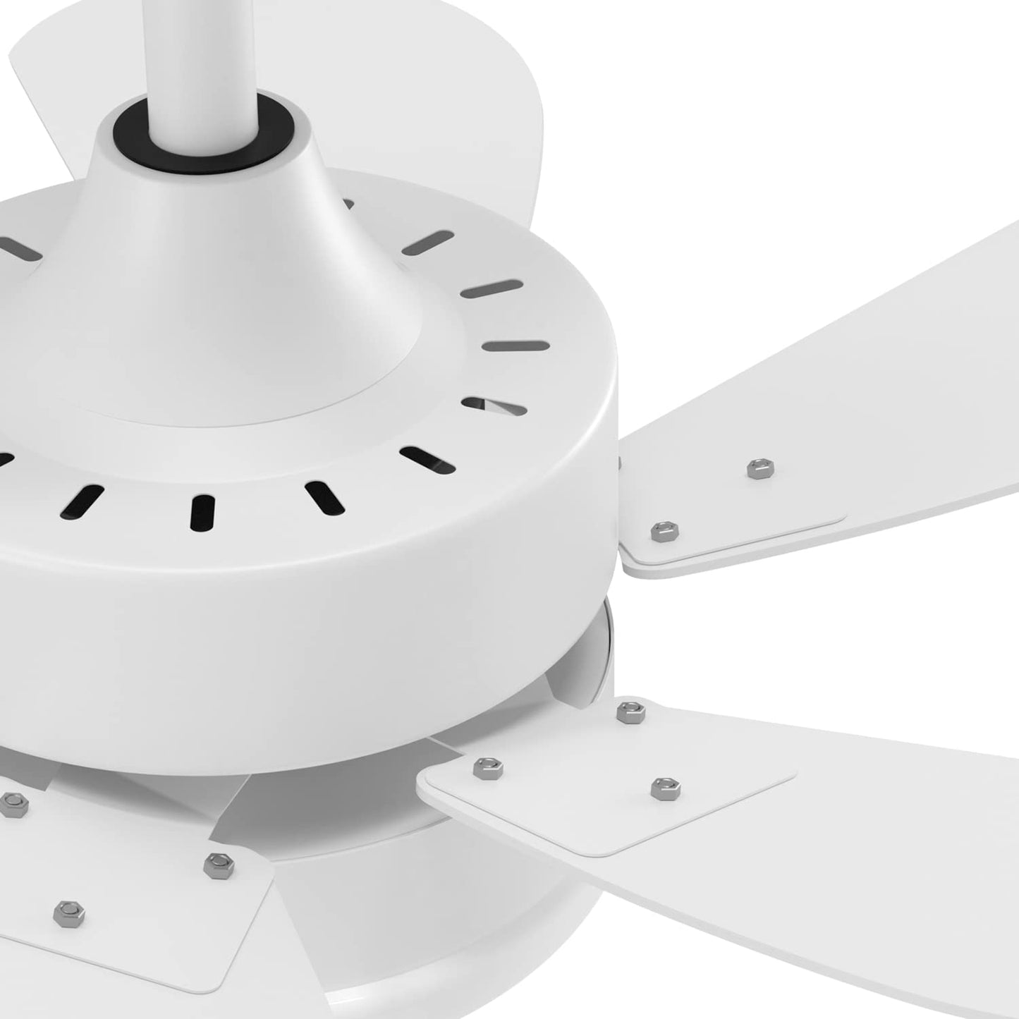 ZMH Deckenventilator Mit Beleuchtung und Fernbedienung Leise - Deckenlampe Wohnzimmer 6 Flügeln Ø75 cm Ventilator Timing Deckenleuchte Fan Sommer-/Winter für Schlafzimmer Küche - Ohne Glühbirne