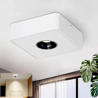 ZMH Deckenstrahler, LED-Aufbaustrahler ¨C 7 W Strahler, Deckenleuchte, Aufbaustrahler, Warmwei?, flacher Strahler, geeignet f¨¹r K¨¹che, Wohnzimmer, Esszimmer, Flur, Flur