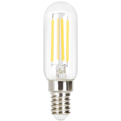 ZMH 6X LED Glühbirne E14 Vintage Glühlampe für Kronleuchter in LED Klar Kerzenlampe Warmweiß 2700K 40W Entspricht Glühlampe im Haus Café Bar Restaurant - Nicht Dimmbar