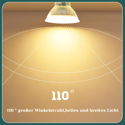 ZMH Gu10 Modern Warmweiss Leuchtmittel - 4.8W 3000K Lampe Ersetzt 48W Birnen Abstrahlwinkel 110¡ã Spot Energiesparlampe Gl¨¹hbirne Nicht Dimmbar Reflektorlampen mit Langer Nutzlebensdauer 6 pack