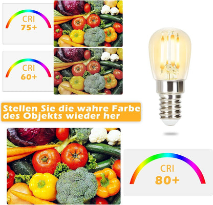 ZMH 10× LED E14 Glühbirne: ST25 Warmweiss Lampe Vintage Leuchtmittel 4W 2700K Edison Glühlampe Retro Filament Birnen Bulb Energiesparlampe für Haus Café Bar nicht Dimmbar