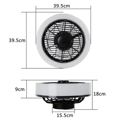 ZMH Led deckenventilator mit Beleuchtung - 39.5CM Modern Gro? Deckenlampe Fan Leise Fernbedienung Timing Wohnzimmerlampe Dimmbar Deckenleuchte Ventilator f¨¹r Schlafzimmer Wohnzimmer K¨¹che Esszimmer