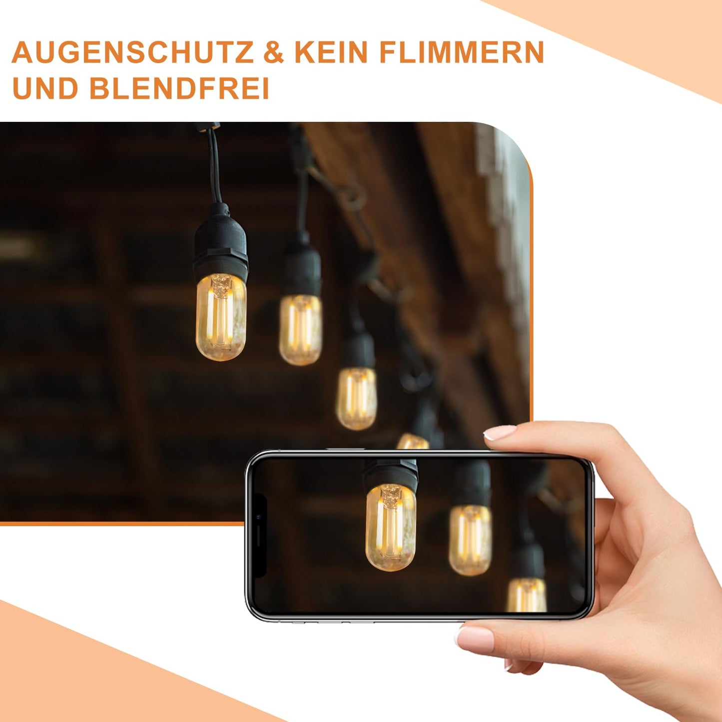 ZMH 4er pack E14 LED Warmweiss Glühbirne - Vintage LED Lampen T22 Retro Birne 2W 2700K Warmweiß Edison Leuchtmittel E14 Lampenfassung Kühlschranklampe Light Bulb Energiesparlampe - Nicht Dimmbar