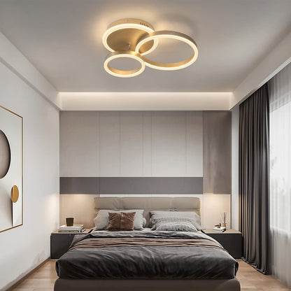 ZMH Led Deckenleuchte dimmbar Deckenlampe - Ring Design Wohnzimmerlampe mit Fernbedienung Schlafzimmerlampe Modern 46W Deckenbeleuchtung f¨¹r Wohnzimmer Schlafzimmer K¨¹che Esszimmer B¨¹ro