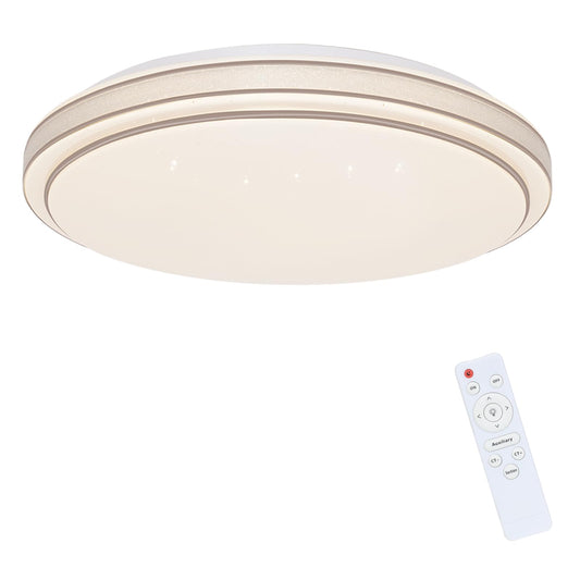 ZMH  Deckenlampe LED Deckenleuchte Schlafzimmer - 23W Schlafzimmerlampe Dimmbar mit Fernbedienung Ø27cm Flurlampe Sternenhimmel Rund Deckenbeleuchtung Küchenlampe Modern für Wohnzimmer Flur Küche