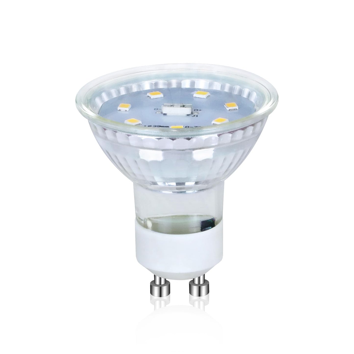 ZMH Gu10 Modern Warmweiss Leuchtmittel - 4.8W 3000K Lampe Ersetzt 48W Birnen Abstrahlwinkel 110¡ã Spot Energiesparlampe Gl¨¹hbirne Nicht Dimmbar Reflektorlampen mit Langer Nutzlebensdauer 6 pack