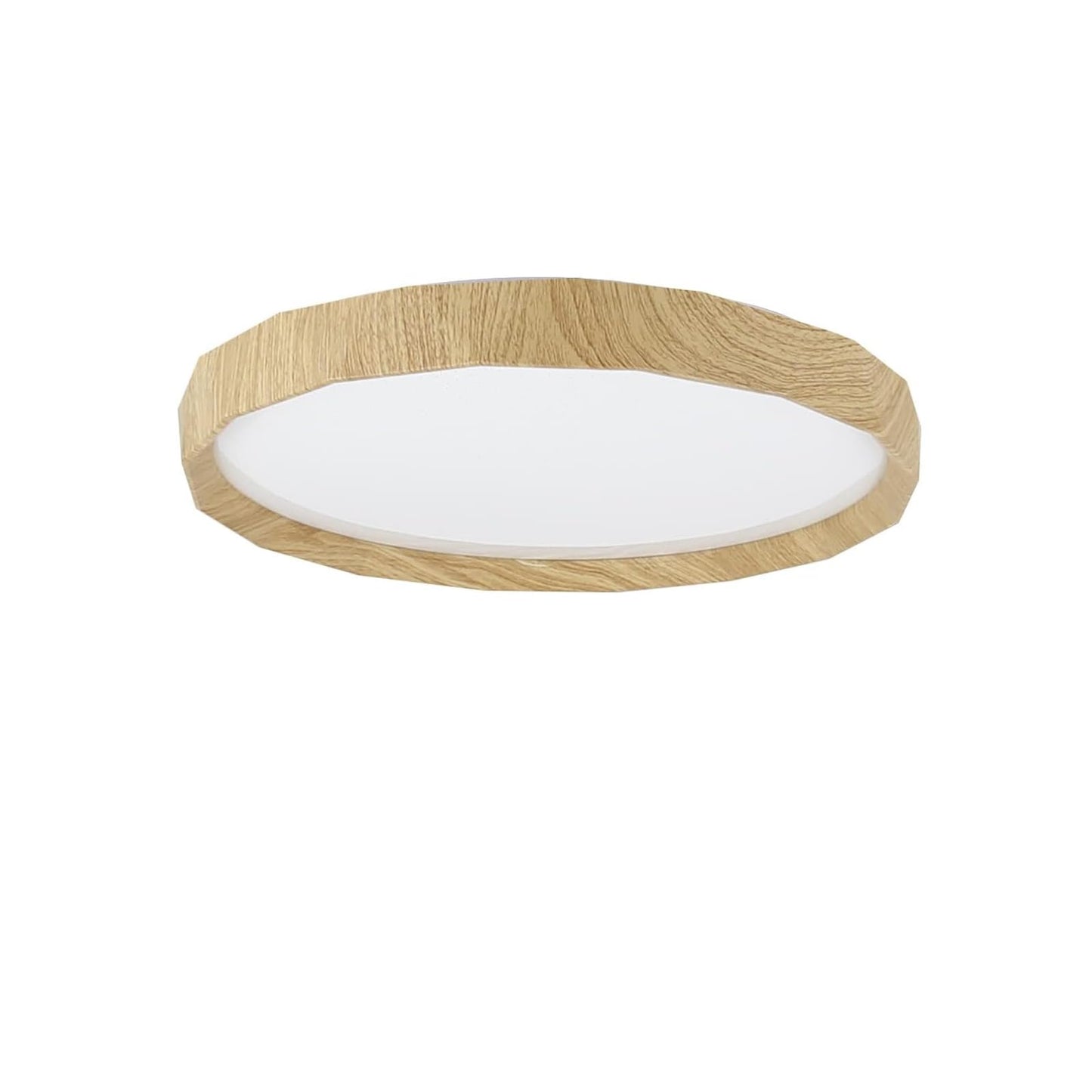 ZMH Deckenlampe LED Deckenleuchte Wohnzimmer - Wohnzimmerlampe Holzoptik Ø40cm Schlafzimmer Deckenbeleuchtung 43W Schlafzimmerlampe Dimmbar mit Fernbedienung Küchenlampe Boho Flurlampe für Küche Flur