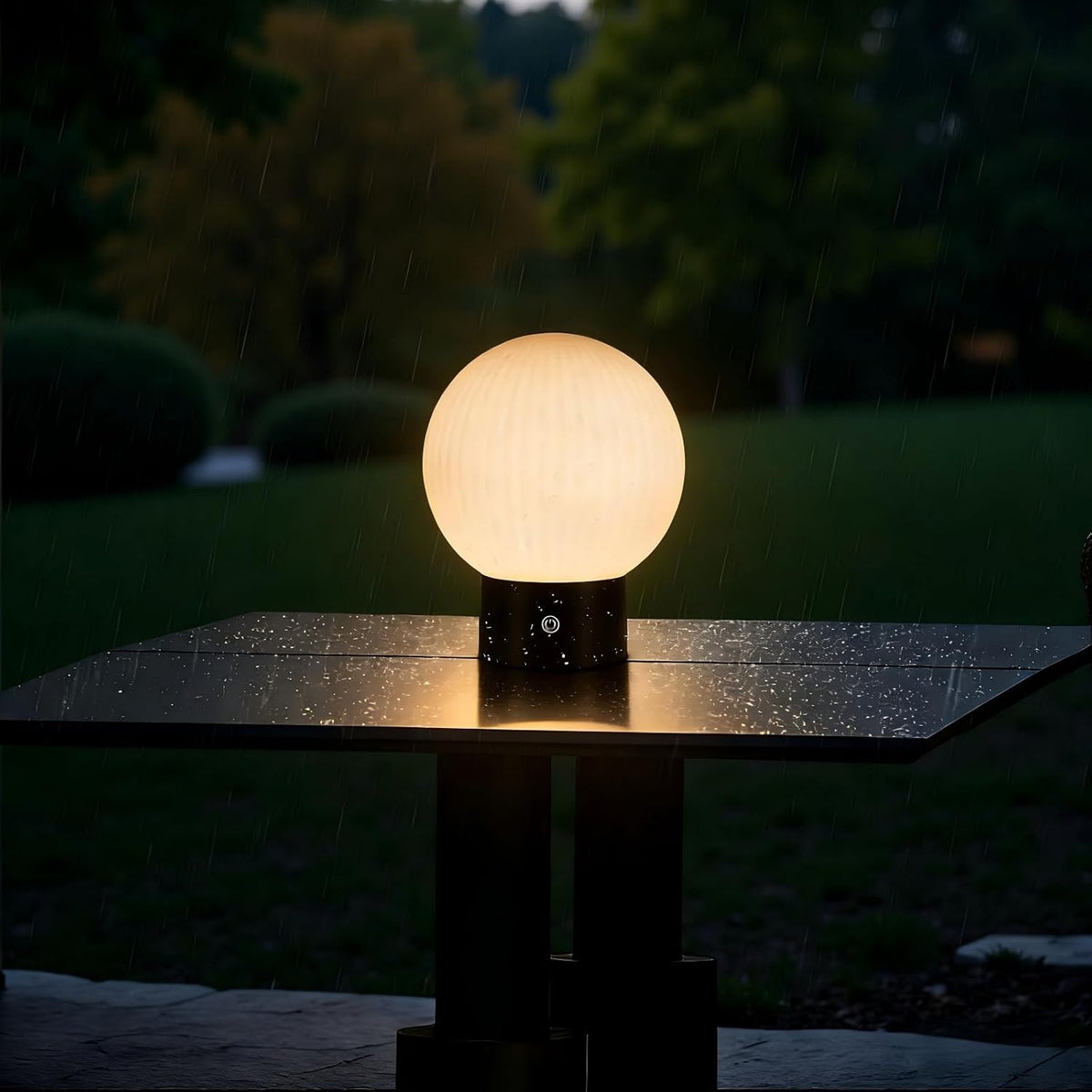 ZMH Tischlampe Kabellos Nachttischlampe LED Akku Tischleuchte Weiß Dimmbar
