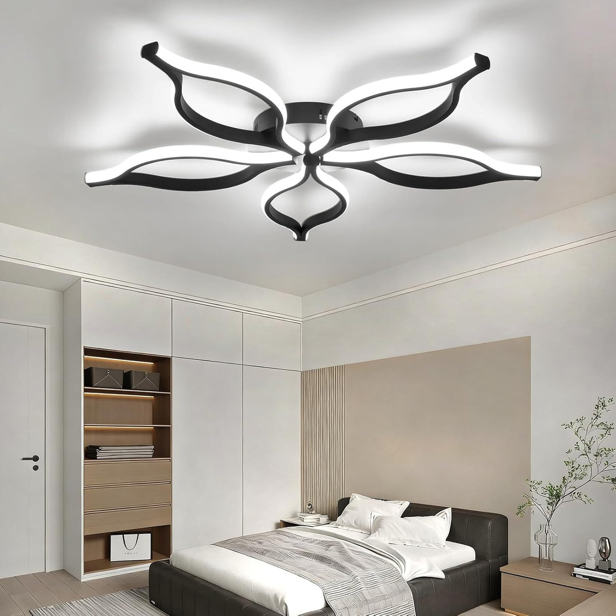 ZMH Deckenlampe Wohnzimmer LED Deckenleuchte - 80CM Wohnzimmerlampe