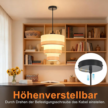 ZMH Pendelleuchte Vintage Hängeleuchte Esstisch 1 flammig