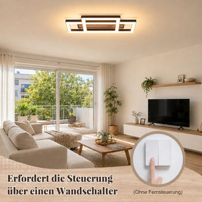 ZMH LED Deckenleuchte Modern Deckenlampe 14W Küchenlampe 3000K Warmweiß