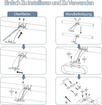 ZMH Spiegelleuchte Bad Led Wandlampe - Badezimmer Lampe 6W Neutralweiß