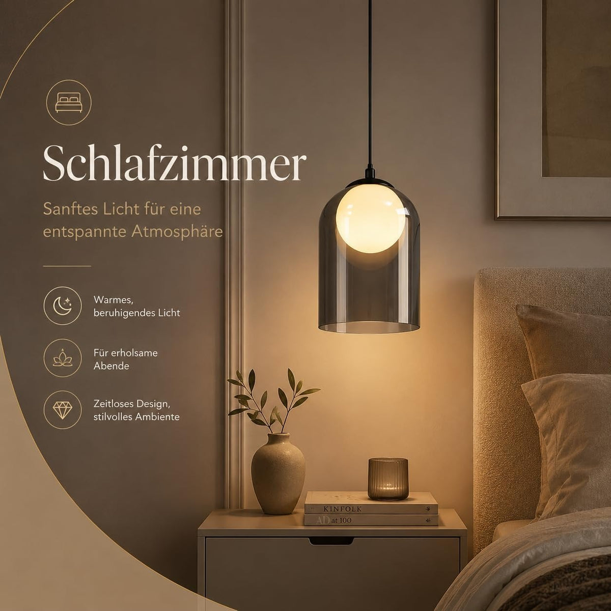 ZMH Pendelleuchte esstisch G9 Lampenfassung Eins (ohne Leuchtmittel)