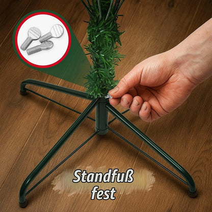 ZMH Künstlicher Weihnachtsbaum 210 cm - Spritzguss Mix aus naturgetreuem PVC