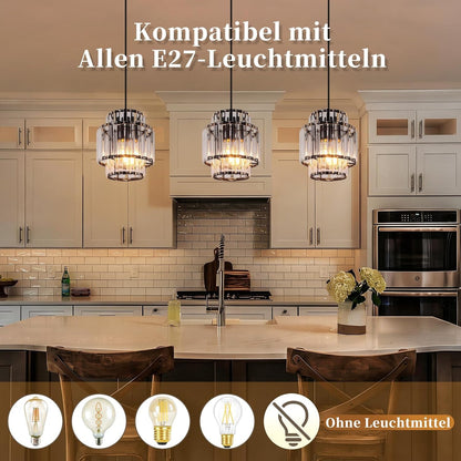 ZMH Pendelleuchte Esstisch Hängelampe Esstisch Pendelleuchte 1 Flammig -E27