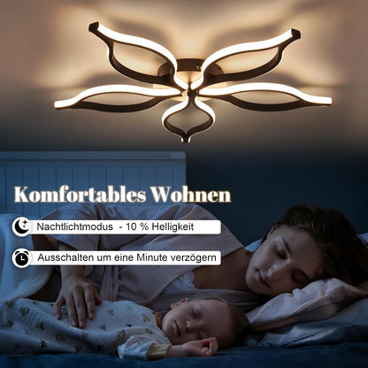ZMH Deckenlampe Wohnzimmer LED Deckenleuchte - 80CM Wohnzimmerlampe