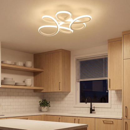 ZMH Deckenlampe Schlafzimmer LED Deckenleuchte 24W 3000K Schlafzimmerlampe
