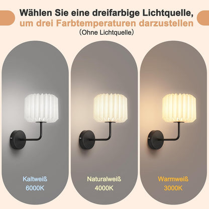 ZMH Wandleuchte Innen Wandlampe Schlafzimmer - Vintage Flur Wandbeleuchtung