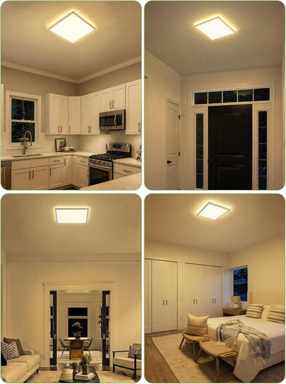 ZMH  LED-Deckenlampe mit Radar-Bewegungsmelder & Dämmerungssensor 18 W