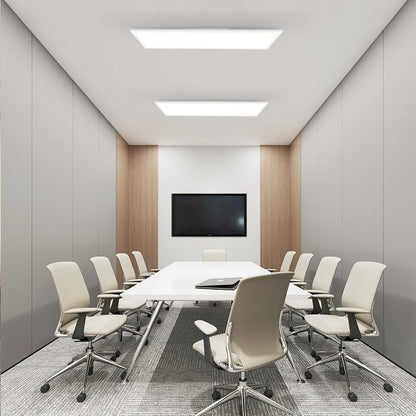 ZMH LED Panel Deckenleuchte Flach 100-120cm,Weiß Rechteckig Deckenlampe