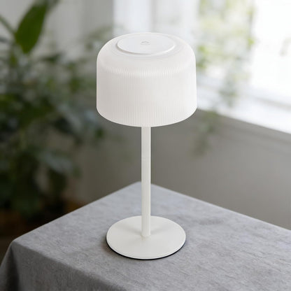 ZMH Tischlampe Kabellos LED Tischleuchte, Akku Nachttischlampe USB-C
