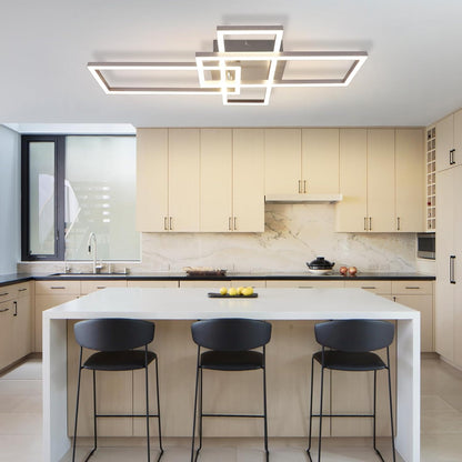 ZMH LED Deckenlampe Wohnzimmer Deckenleuchte: 36W Wohnzimmerlampe mit