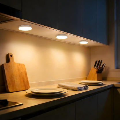 ZMH 6 Stück GX53 LED Leuchtmittel Warmweiß 3000K 74x25mm Ultra Flach 5W