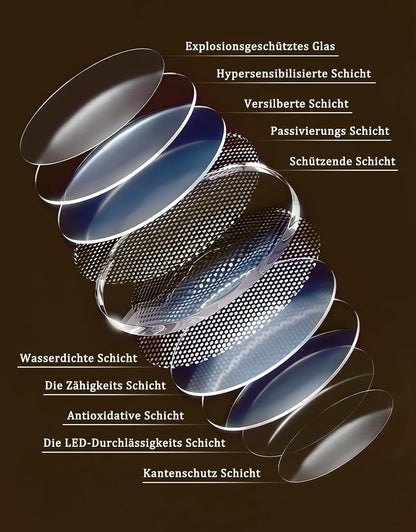ZMH Oval Badspiegel Mit Beleuchtung,60x80 cm LED Bad Wand Spiegel Ovale