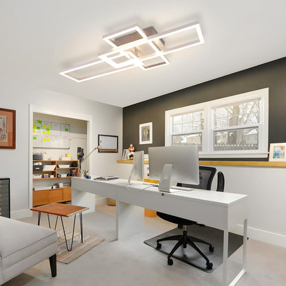 ZMH LED Deckenlampe Wohnzimmer Deckenleuchte: 36W Wohnzimmerlampe mit