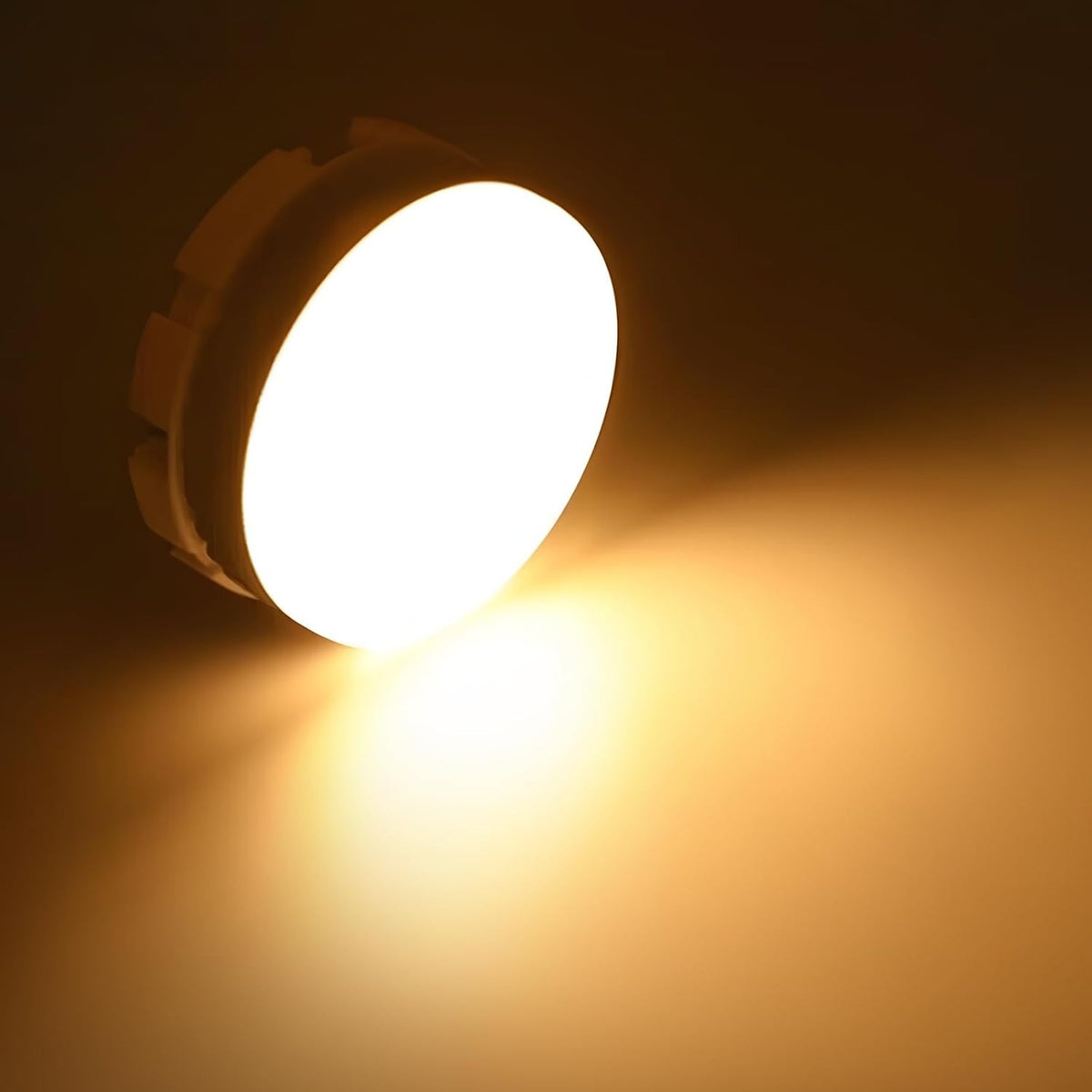 ZMH 6 Stück GX53 LED Leuchtmittel Warmweiß 3000K 74x25mm Ultra Flach 5W