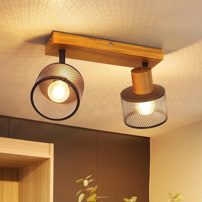 ZMH Deckenstrahler 4-1 Flammig Deckenlampe Vintage Spots Deckenleuchte Küche