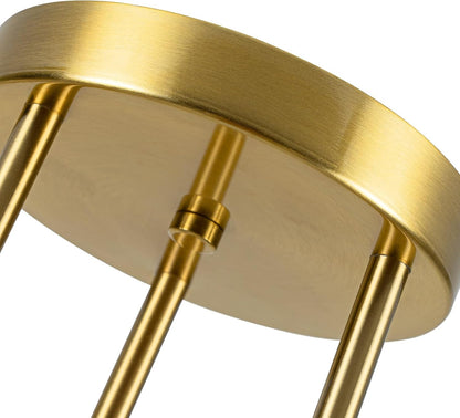 ZMH Deckenlampe Vintage Deckenleuchte E27 - Gold 6 Flammig Flurlampe