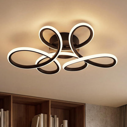 ZMH Deckenlampe Schlafzimmer LED Deckenleuchte 24W 3000K Schlafzimmerlampe