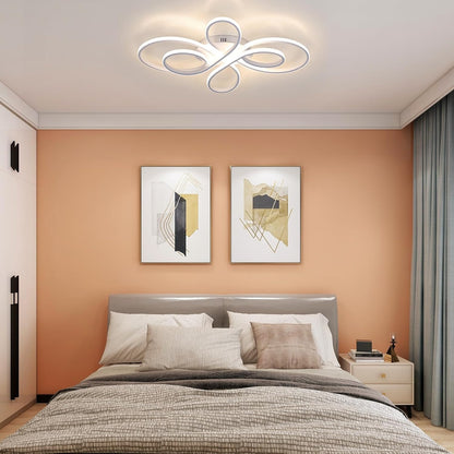 ZMH LED Deckenlampe 30W Weiß 3000K Warmweiß Wohnzimmerlampe Küchenlampe