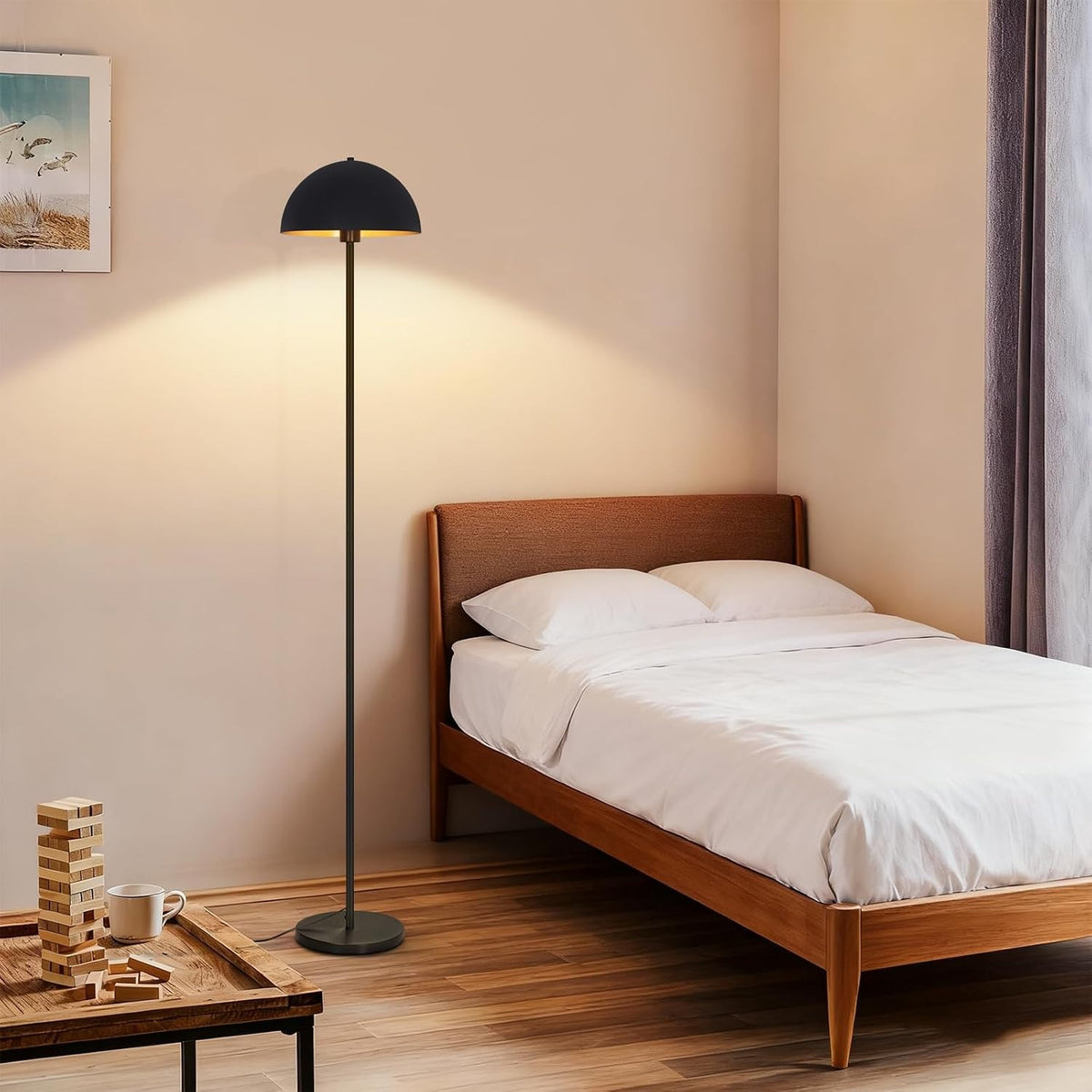 ZMH Stehlampe Bodenlampe für Wohnzimmer, Metall Stehleuchte modern 170 cm
