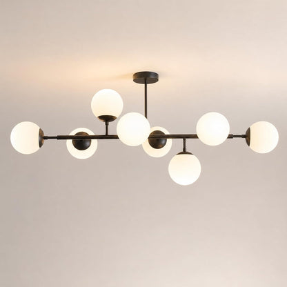 ZMH Deckenlampe 8 Flammig Wohnzimmer Deckenleuchte Schlafzimmer Modern G9