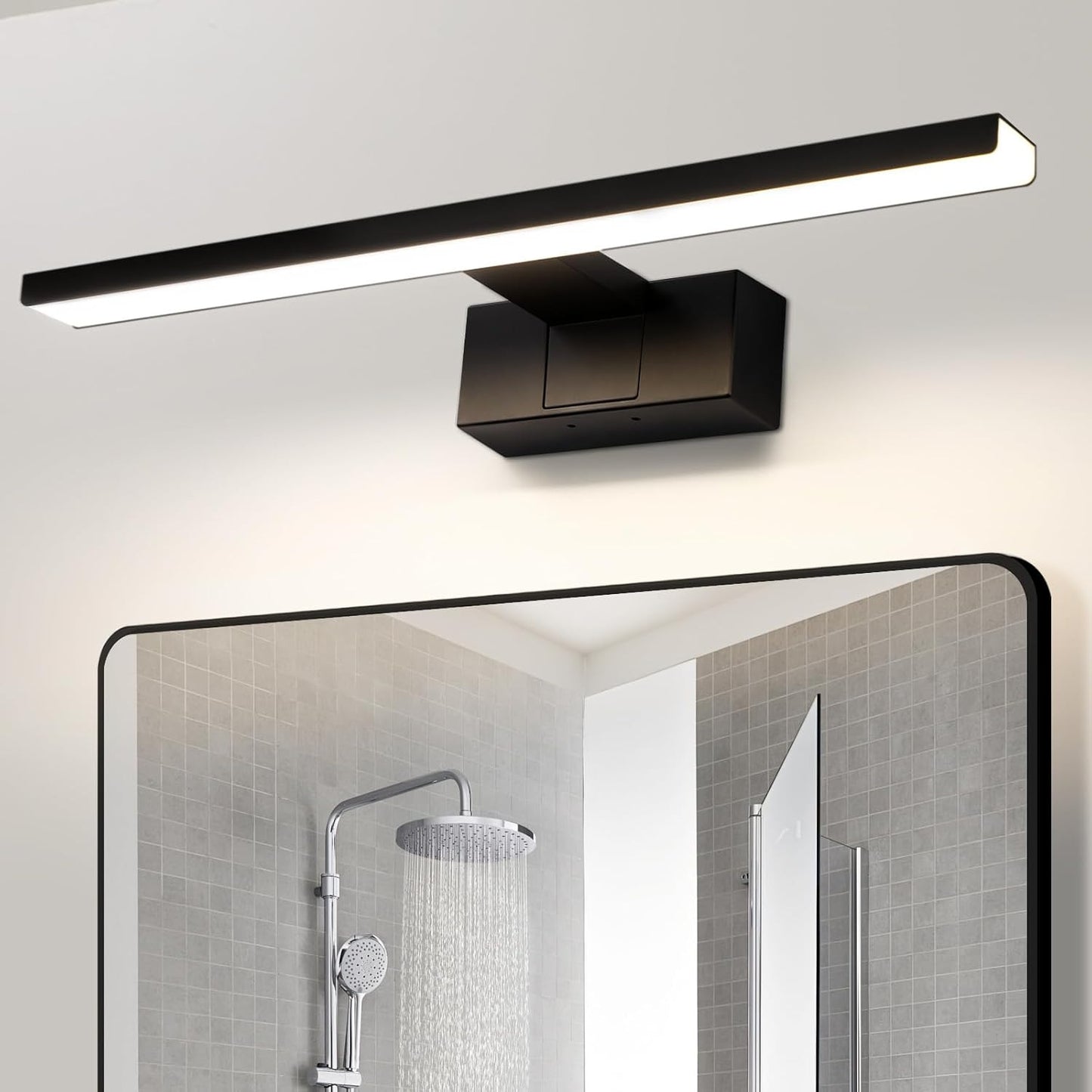 ZMH LED Spiegelleuchte Bad 30-40CM 6W Spiegellampe Badezimmer 4000K