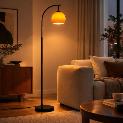 ZMH Bogenlampe Vintage Stehlampe Wohnzimmer Stehleuchte E27 Industrial