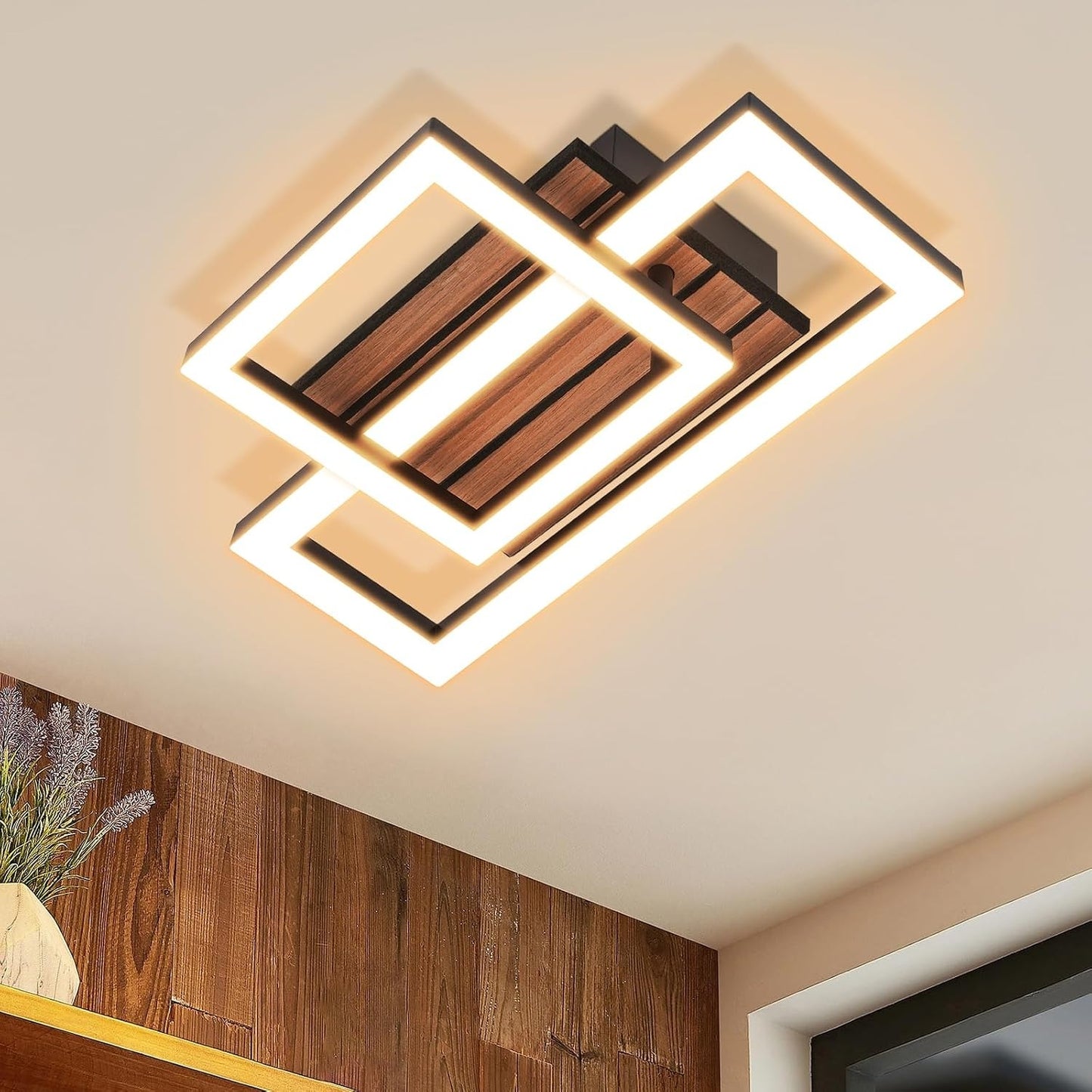 ZMH LED Deckenleuchte Modern Deckenlampe 14W Küchenlampe 3000K Warmweiß