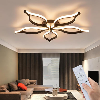 ZMH Deckenlampe Wohnzimmer LED Deckenleuchte - 80CM Wohnzimmerlampe