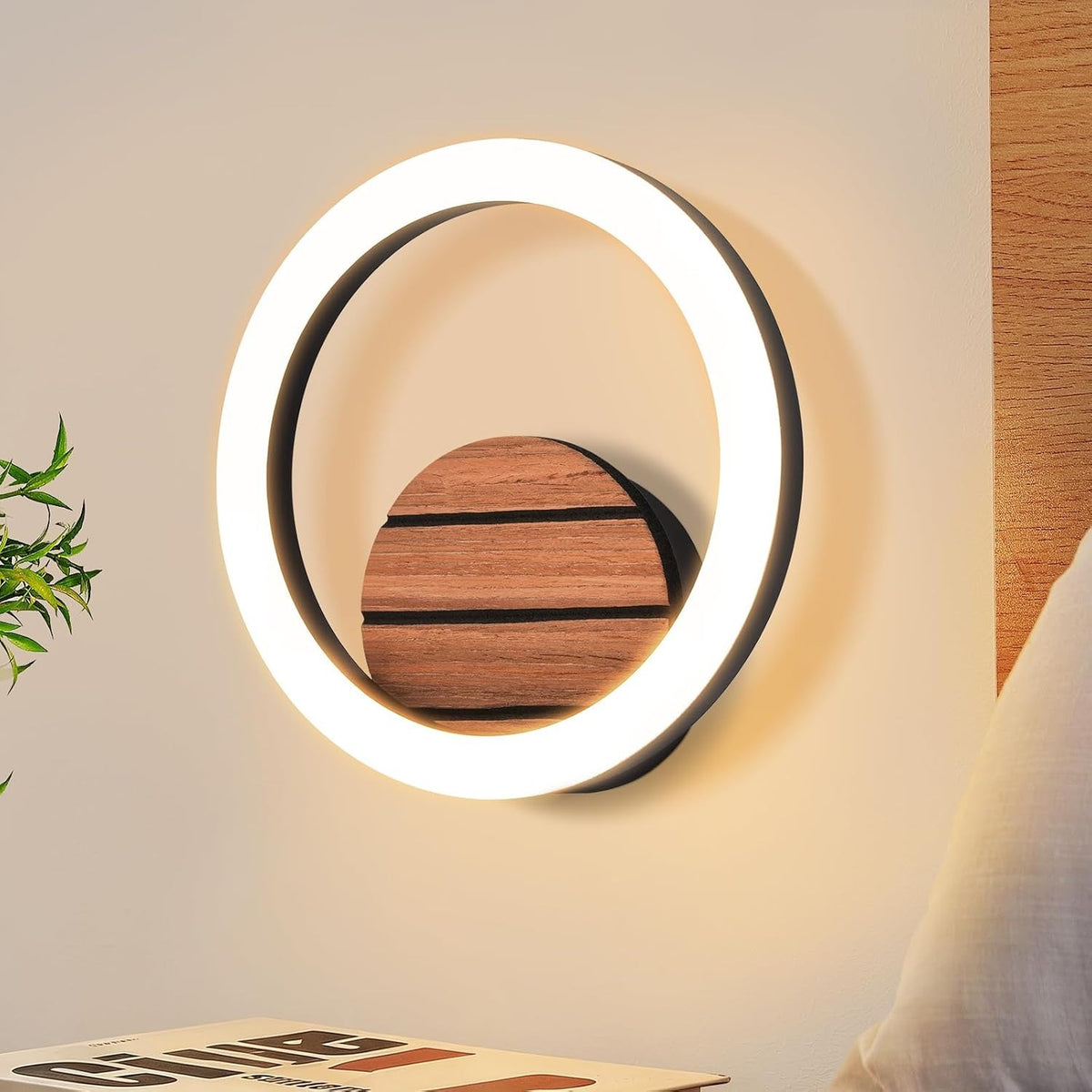 ZMH LED Wandlampe Innen Wandleuchte Flurlampe Klein 20CM Modern Design