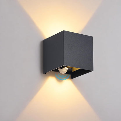 ZMH Außenwandleuchte mit Bewegungsmelder 4 Stück LED Aussenlampe 3000K